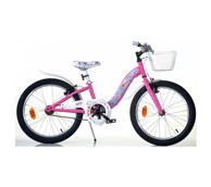 DINO Dječji bicikl Unicorn, 20", bijelo-rozi